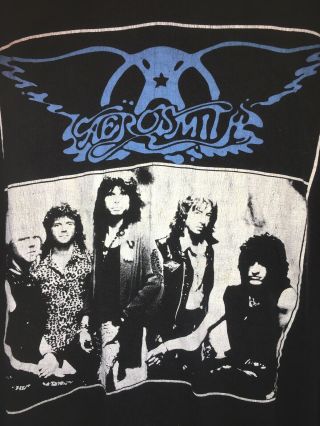Vintage 1990’s Concert Tshirt Aerosmith Dublin Ireland Special Guests Quireboys 3