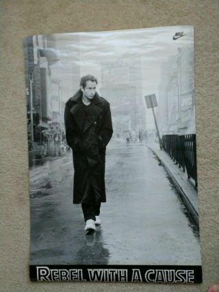 John Mcenroe Nike Poster Rebel With A Cause James Dean Inspired Without
