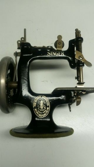 Singer Miniature Sewing Machine Model 20 Simanco 29945 Rare Antique Early 1900s