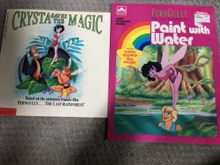 Ferngully The Last Rainforest Crysta Saves The Magic Vtg 1992 & Paint W/ Water
