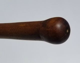 1890s Antique Mushroom Acorn Knob Townball Baseball Bat Pre Louisville Slugger