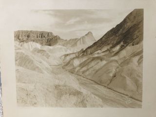 Stephen Willard (1894 - 1966) Well Listed California Artist “ Death Valley “photo