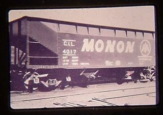 5th Group Of 12 Assorted Monon Railroad 35mm Slides Depot,  Shops,  Caboose