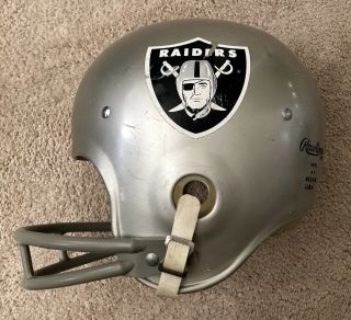 Oakland Raiders Full Size Football Helmet 1970 