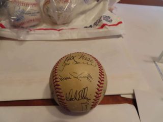 1973 All Star Team Signed Baseball Ball 16 Sigs; Tom Seaver,  Willie Stargell