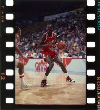 Michael Jordan 1984 Rookie Chicago Bulls Photo 35mm Color Negative 2