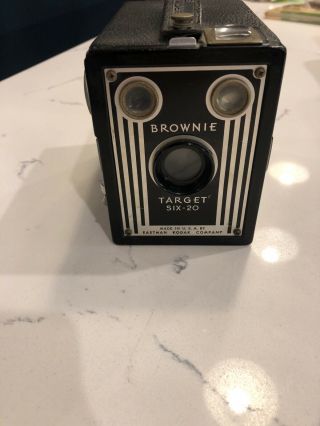 Vintage Brownie Target Six - 20 By Eastman Kodak Company Box Camera