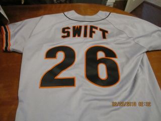 1992 Bill Swift San Francisco Giants Signed Game Baseball Jersey