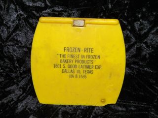 Vintage 1940s Dallas Texas Advertising Auto Car Ice Scraper Police Parking Meter 2