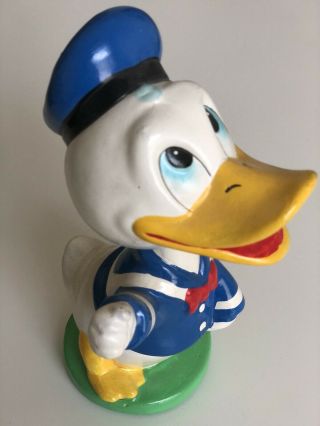 6 " Disney Donald Duck Bobble Head Figurine Disney Vintage 70 