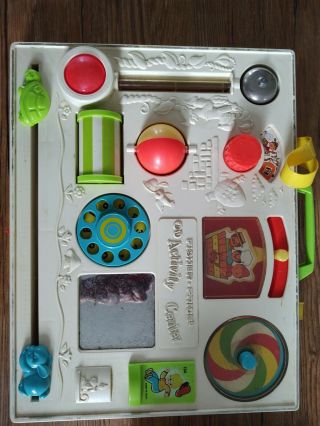 Vintage 1970’s Fisher Price Activity Center For Baby