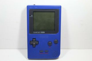 Vintage Nintendo Game Boy Pocket Mgb - 001 Handheld Console Blue Repair Parts