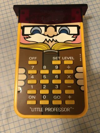 Vintage Little Professor Texas Instruments Electronic Calculator