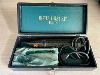 Antique Master Violet Ray No.  9 Quack Medical Device