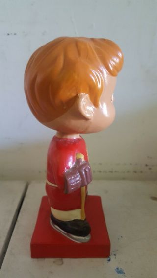 Detroit Red Wings Vintage nodder bobblehead bobble 1960 ' s Japan 6 inches in ht 2