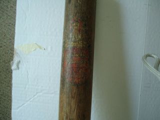 Vintage 1920,  30 Louisville Slugger Decal Bat Harry Hank Gowdy Boston Braves