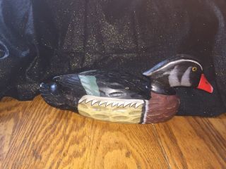 Heritage Pin Tail Wood Hand Painted Duck Decoy Turtle Creek Bay
