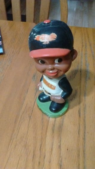 1964 Baltimore Orioles Baseball Black Face Bobble Head Japan