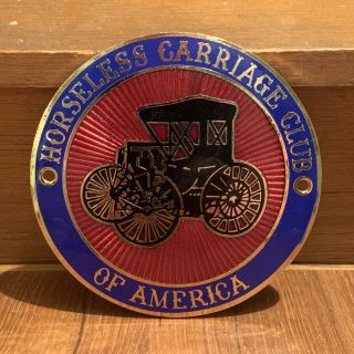Vintage Horseless Carriage Club Of America Badge Topper