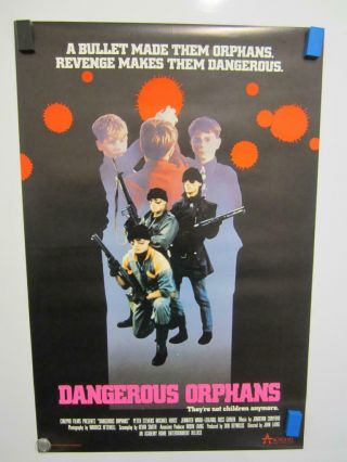 Dangerous Orphans Vintage Home Video Movie Poster