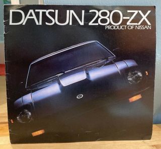 1983 Datsun Nissan 280 - Zx 280 Sales Brochure 16 Pg Dealer Literature