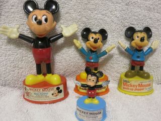 Vintage 1977 Mickey Mouse Push Up Puppets Walt Disney Gabriel & Kohner (4)