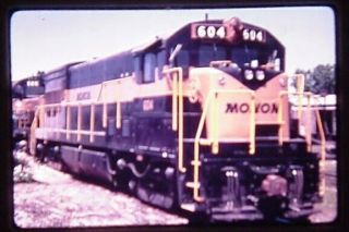 Third Group Of 12 Assorted Monon Railroad 35mm Slides Locomotives,  Rolling Stock
