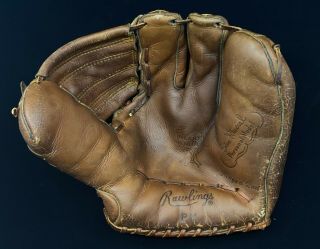 Vintage Stan Musial Rawlings Baseball Glove Pm Model Cardinals Hof