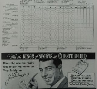1947 World Series Program Brooklyn Dodgers at York Yankees Unscored 2