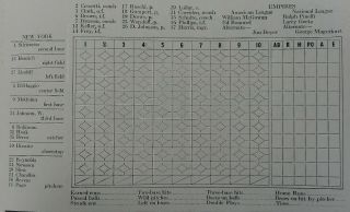1947 World Series Program Brooklyn Dodgers at York Yankees Unscored 3