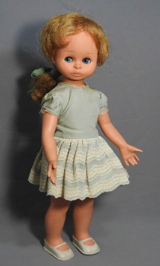 Vintage Canada Dee Cee Doll 1964 Clone Bonomi Kitty (italy) Flirty Eyes 15 " Tall