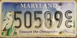 Maryland Treasure The Chesapeake License Plate Md