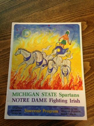 1966 Notre Dame Vs.  Michigan State Greatest Football Game Of All Time