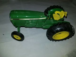 Vintage Ertl Green John Deere Pressed Steel Farm Tractor Toy