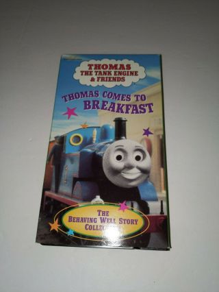 Vintage Thomas Train The Tank Engine Friends Comes To Breakfast Vhs