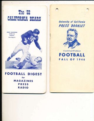 1946 California Football Guide (only Listed) Cfbmg19