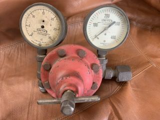 Vintage Smith Oxygen Compressed Gas Regulator Valve Or Refurbish
