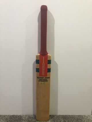 Vintage Gray Nicolls Scoop 2000 “record Breaker” Brian Lara Cricket Bat