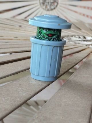 Fisher Price Vintage Toys Little People Sesame Street Oscar The Grouch Muppets