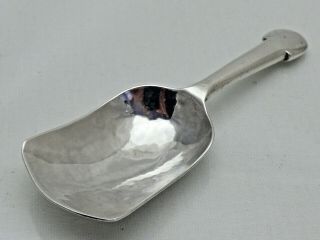 Antique Solid Sterling Silver Tea Caddy Spoon Chester 1914 (lsy)