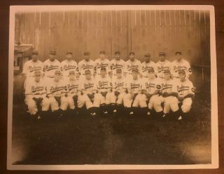Photo Of 1949 Baltimore Elite Giants Negro League Team W Hofer Leon Day
