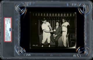 Mantle & Mays 1959 Home Run Derby Type 1 Photo PSA/DNA Crystal Clear 2