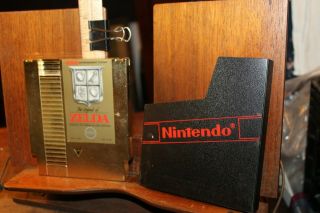 Vintage Nintendo Entertainment System Nes Cartridge The Legend Of Zelda Gold