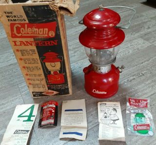 Vintage Coleman Lantern,  Model 200a With Box