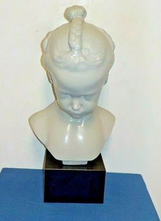 Vintage Austin Production Large “bust Sculpture Of Louise Brongniart