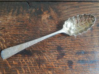 Georgian Solid Silver - London Maker Hester Bateman Berry Spoon 1781