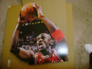 Upper Deck Michael Jordan Chicago Bulls Life Size Standee Stand Up 7 