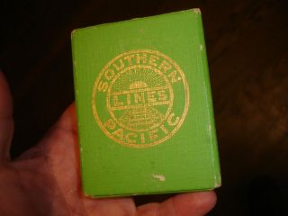 Old Vintage Sp Southern Pacific Railroad Lines Rr Deck Photo Playing Cards