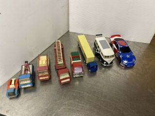 Vintage Metal Tonka,  Buddy L,  Winross,  Welly Vw T1 Bus And Action 2000 Dodge