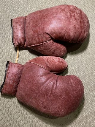 Mannie Seamon Vintage Antique Boxing Gloves (joe Louis 